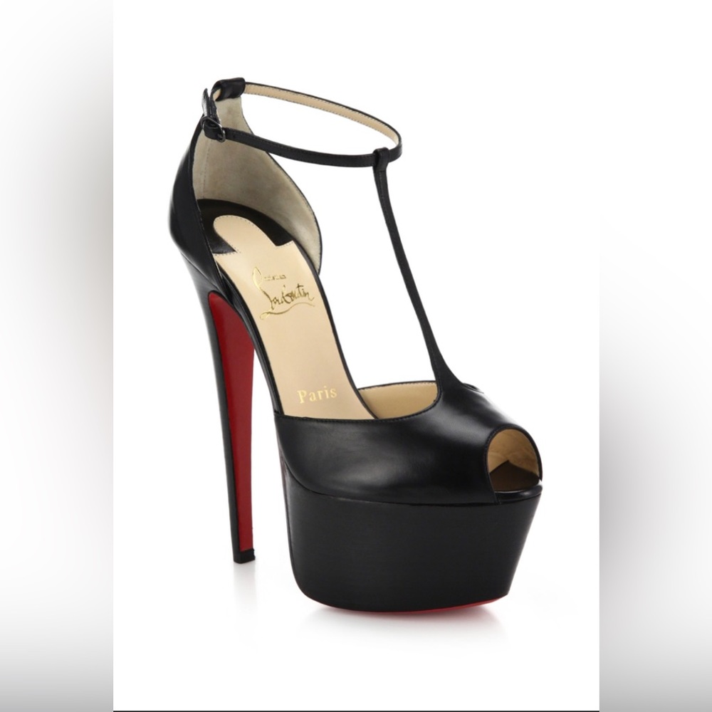 Christian Louboutin Amy Kid T-Strap